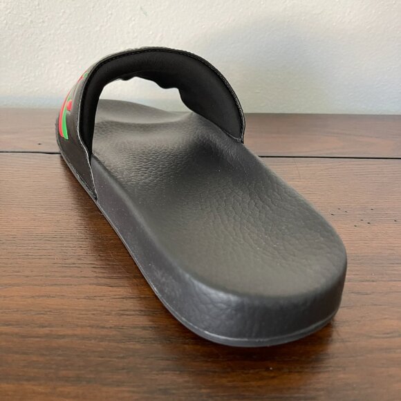 Gucci Mens 632183 Black Rubber 'Original Gucci' Slides Sandals, Sz. Gucci 8, 10 - Picture 6 of 15